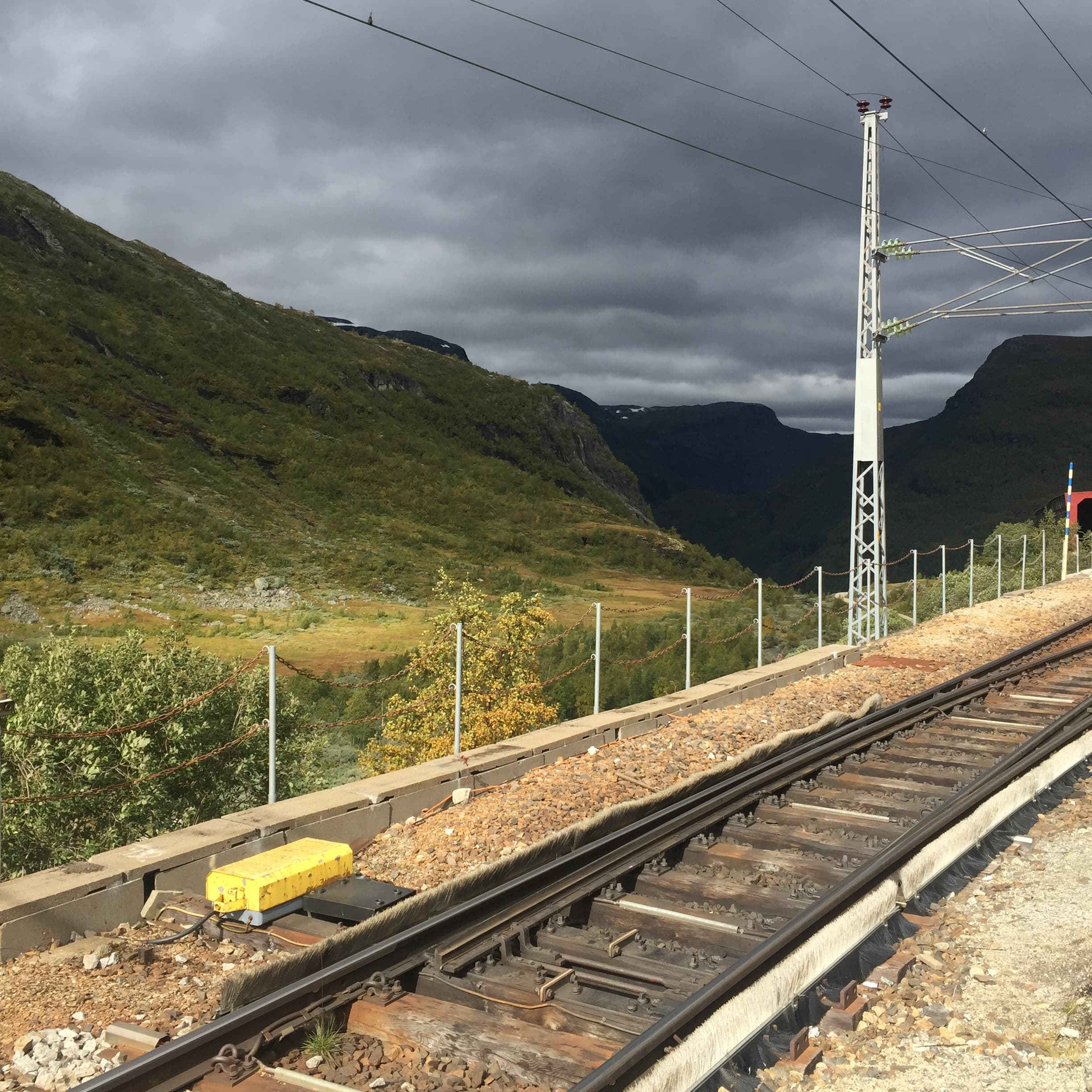 2017 年 9 月,Flåm,相机进水了